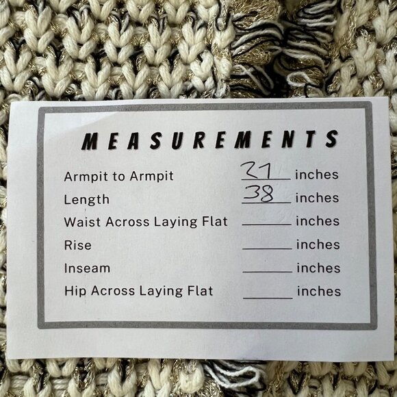 Chicos Womens Plus Texture Shine Gretchen Cardigan Open Fringe Sweater size XXL - Picture 14 of 14